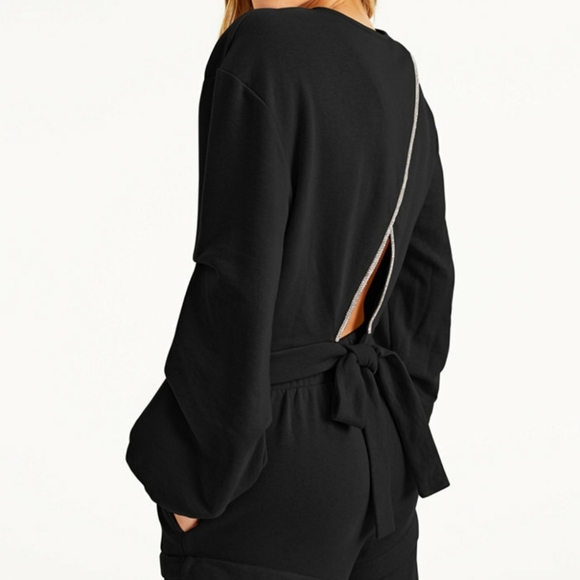 COPY - Culpos x INC Women's Black Cutout-Back Long-Sleeve - Picture 1 of 2